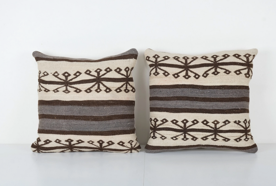 Unique Turkish Boho Kilim Pillow