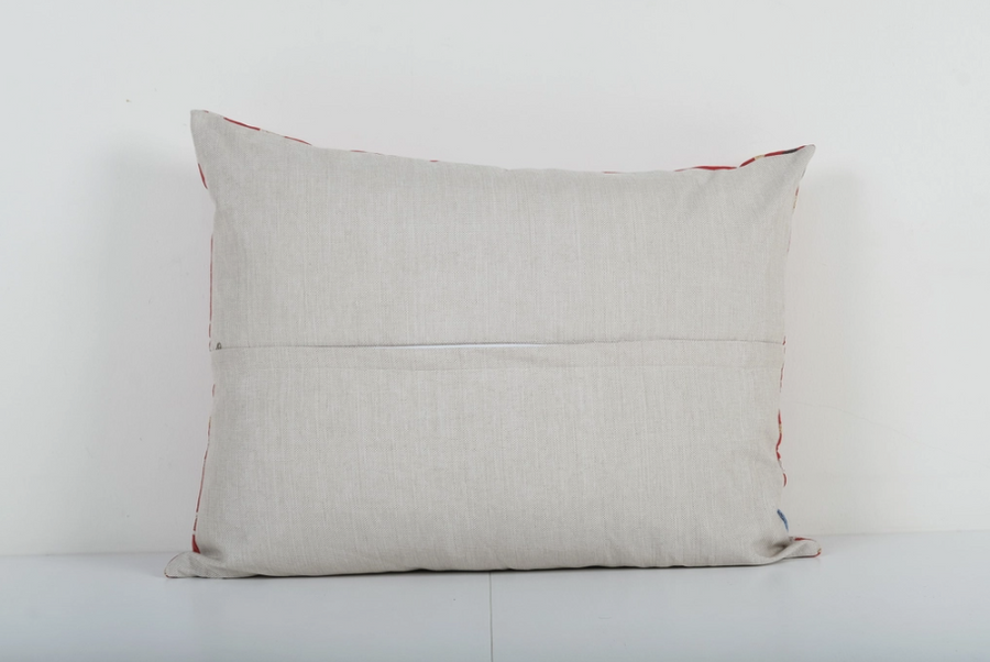 Suzani Pillow Cover - Handmade Embroidered Textile