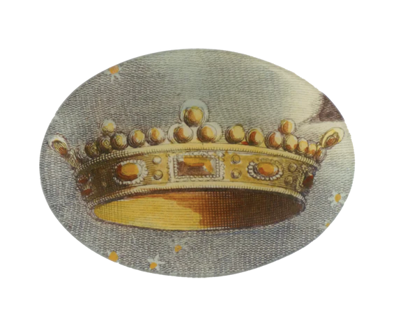 JOHN DERIAN | Crown 5x7 Oval Plate