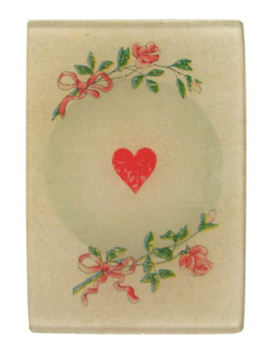 JOHN DERIAN | Ace of Hearts 3.5 x 5" Tiny Rect. Tray