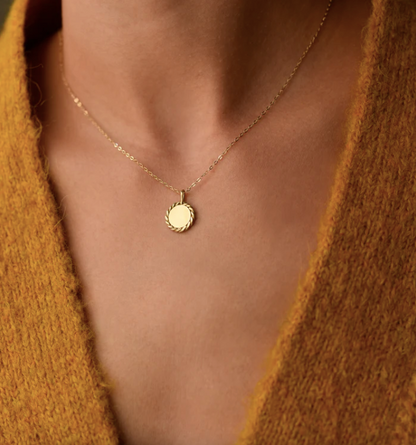 8.6.4 | Braided Coin Necklace