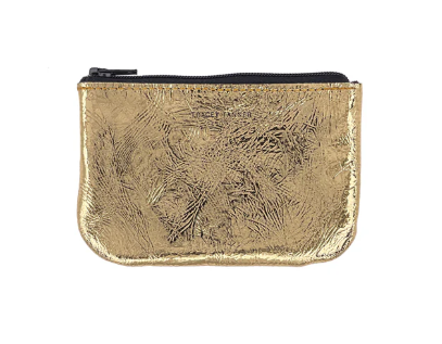 TRACEY TANNER | X-Small Zip Foil Gold