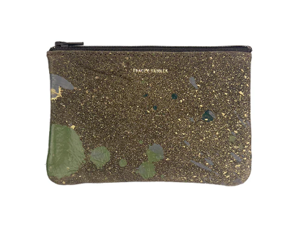 TRACEY TANNER | Small Zip Splatter Woodland