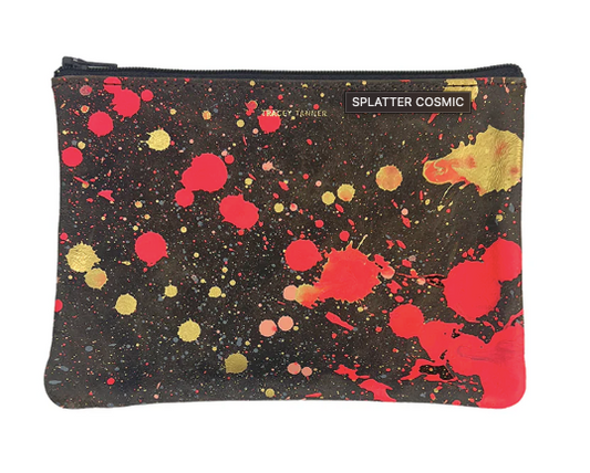 TRACEY TANNER | Medium Zip Splatter Cosmic