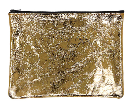 TRACEY TANNER | Large Zip Gold Foil