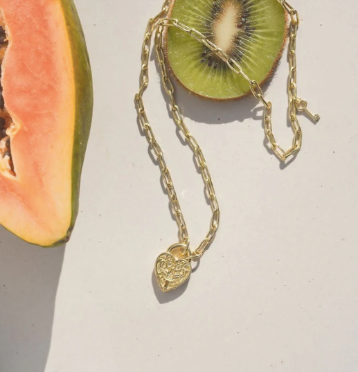 SATOMI STUDIO | Gembok Pendant Heart Necklace