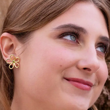 Daisy Flower Stud Earrings