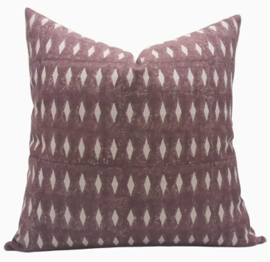 Bold Block Design Thick Linen Pillow | Omji