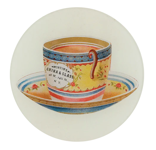 John Derian | China Glass (Tea Cup) - 5 1/4" Round Plate