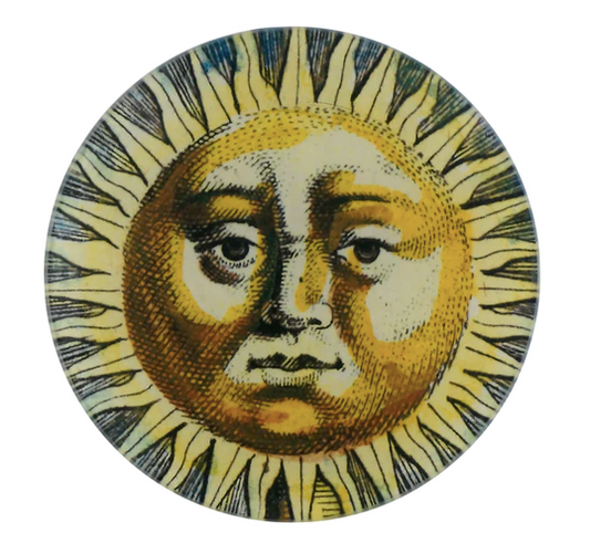 John Derian Sun Fountain Face 5 3/4" Round Dish