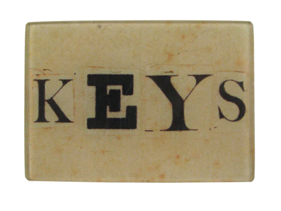 John Derian | Keys - 3.5 x 5" Tiny Rect. Tray