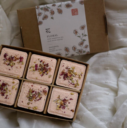 Even Keel | Floral Shower Steamer / Bath Fizzy Set