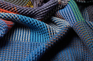 Wallace Sewell | Mavis Lambswool Honeycomb Throw