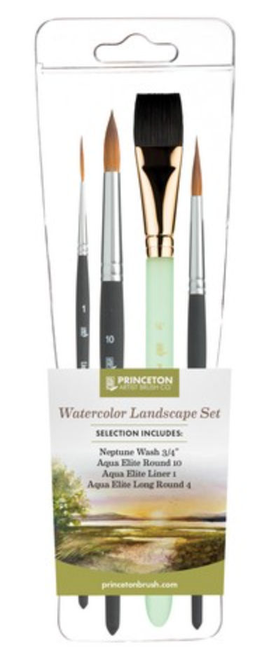 Watercolor Landscape Set