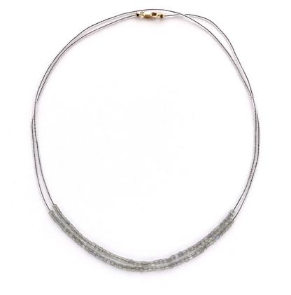 DEBBIE FISHER | Double Necklace of Labradorite Beads