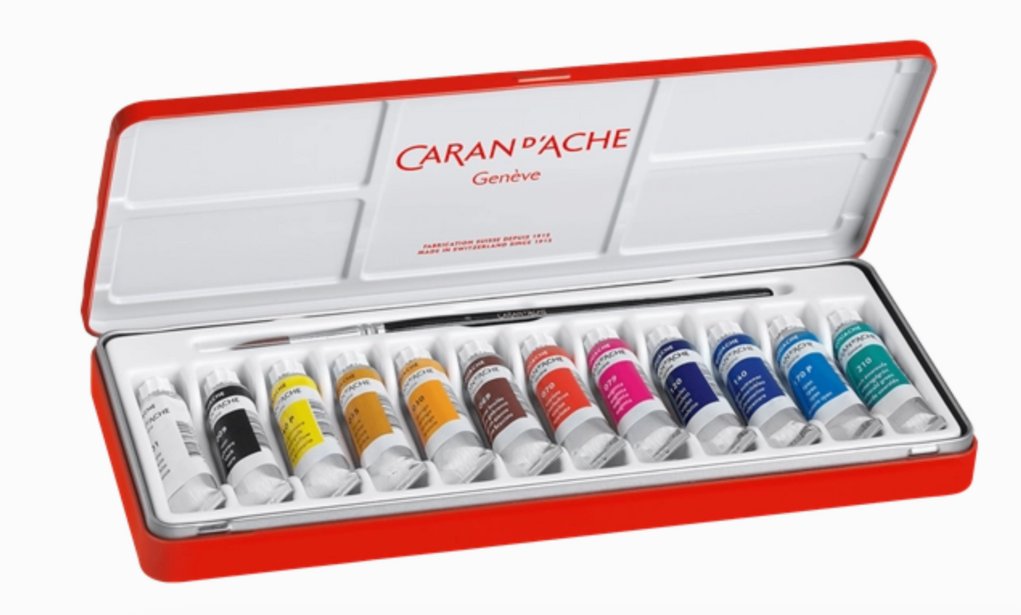 CARAN d'ACHE | Box of 12 Tubes of Paint Gouache Studio