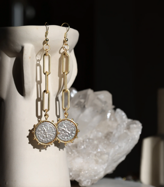 BITTERSWEET DESIGNS | The Wayfarer Coin Earrings