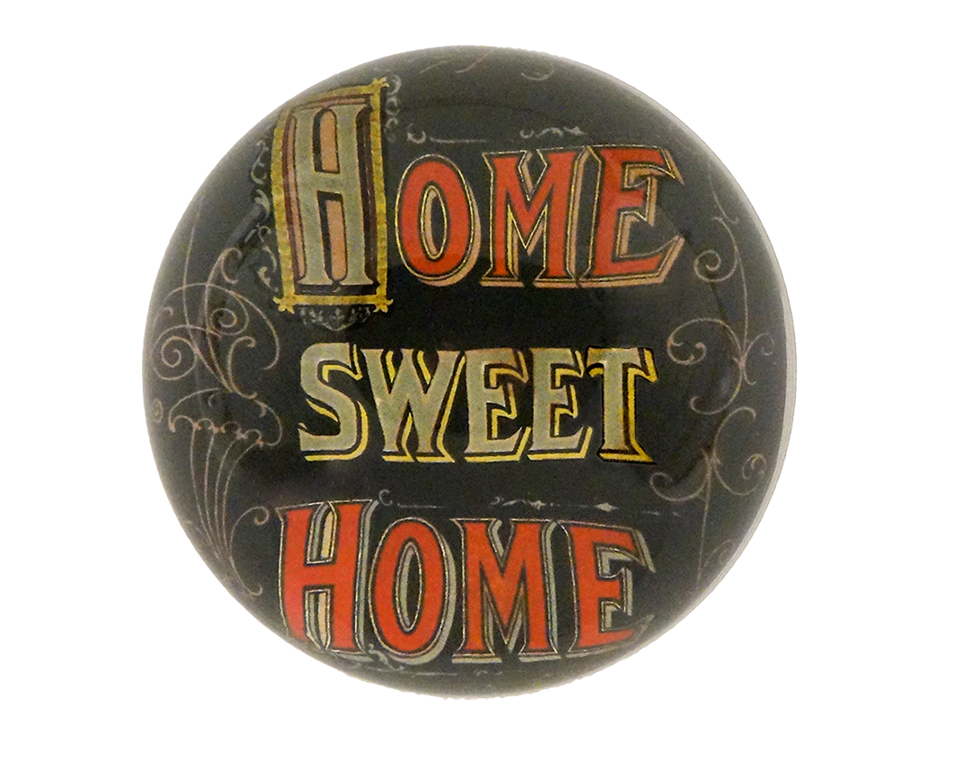 John Derian | Home Sweet Home Dome Paperweight