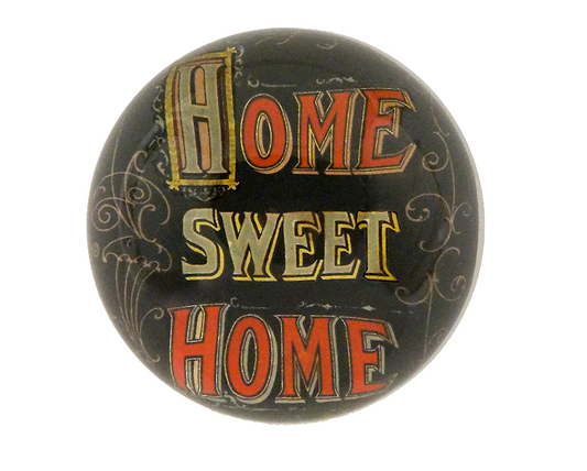 John Derian | Home Sweet Home Dome Paperweight