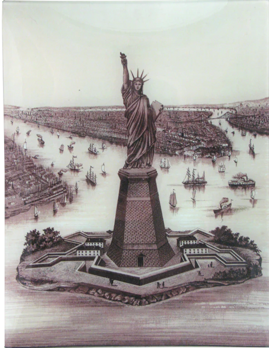 John Derian | NYC Lady Liberty - 10x13" Rectangle Tray