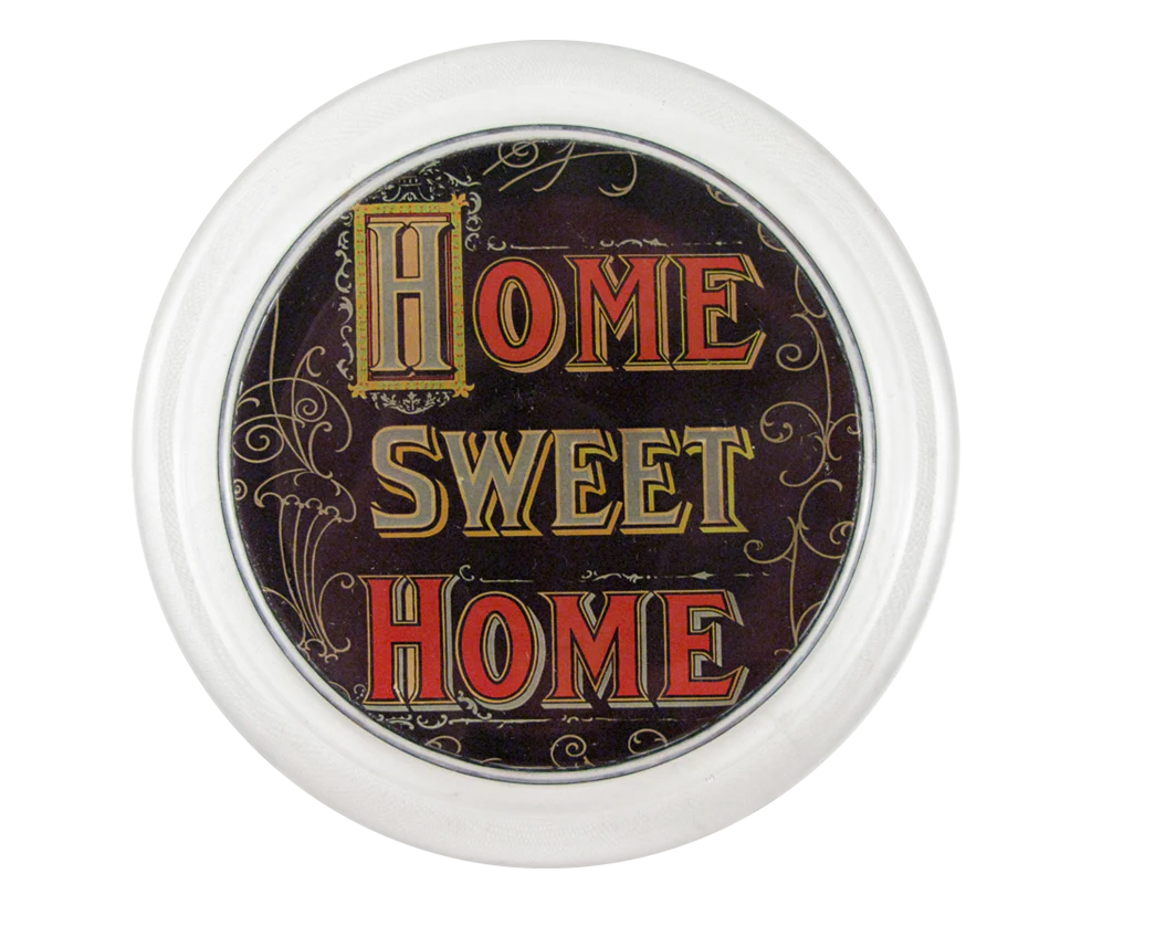 John Derian | Home Sweet Home - 6" Coaster
