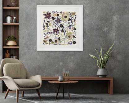 Violet Rhapsody, Framed by Domain of the Flowerings