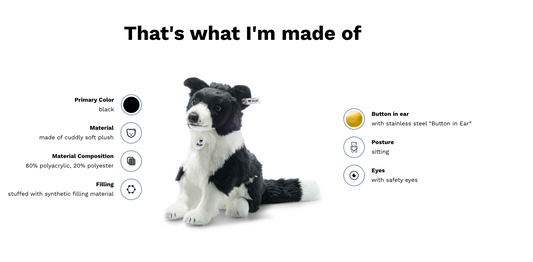 Steiff | Jaycee Border Collie
