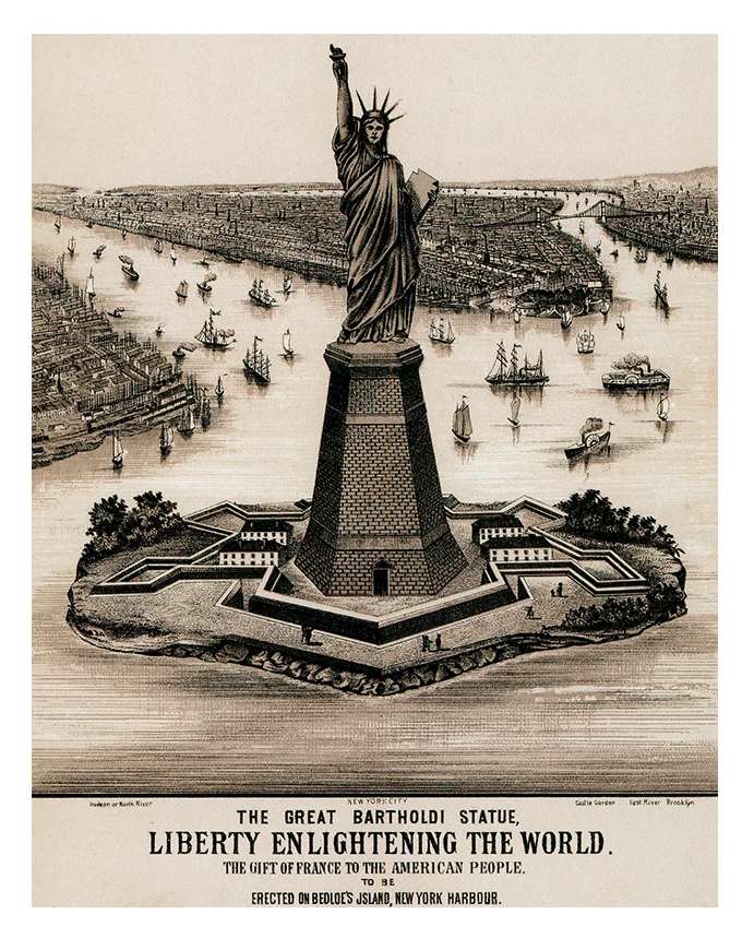 John Derian | Lady Liberty (p 346)  11 x 14" Rect. Tray