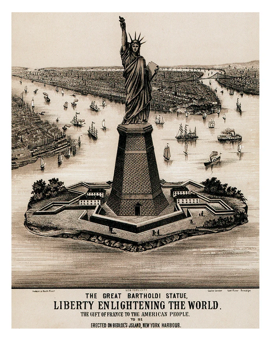 John Derian | Lady Liberty (p 346)  11 x 14" Rect. Tray