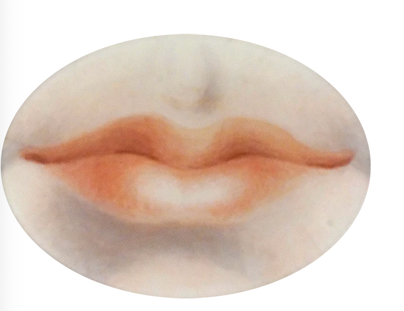 John Derian | Lips 7"x10" Oval Plate