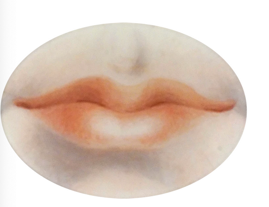 John Derian | Lips 7"x10" Oval Plate