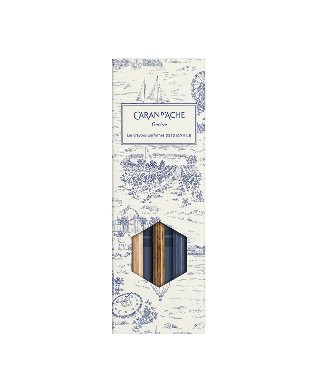 CARAN d'ACHE | 3 Scented Pencils La Maison Toile de Jouy