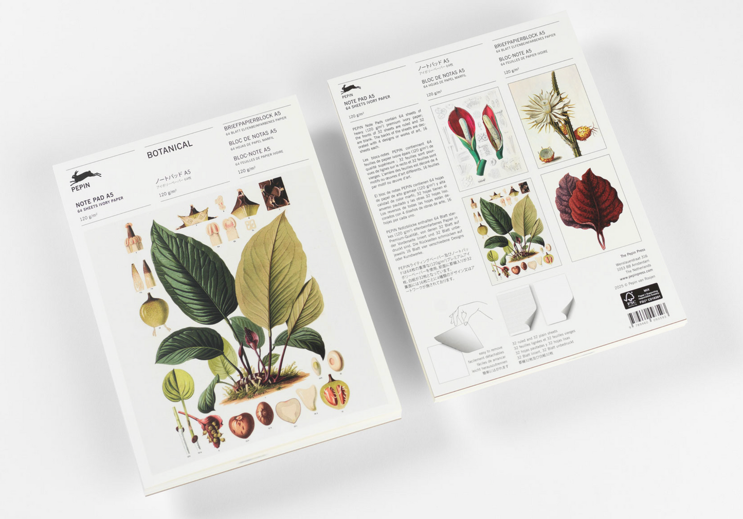 PEPIN PRESS | A5 Note Pad & Writing Paper