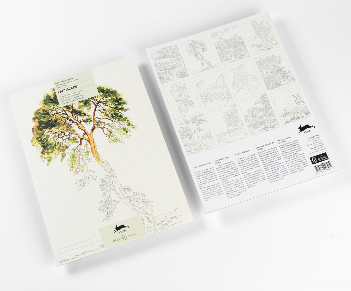 PEPIN PRESS | Artists' Colouring Book Assorted
