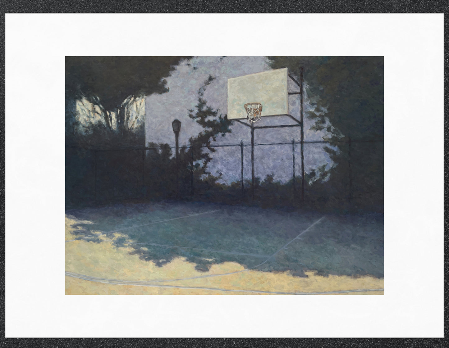 Shaded Court, Print by Rick Secen