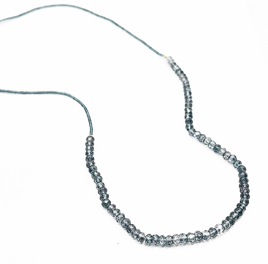 Debbie Fisher | Mystic Quartz and Seed Bead Necklace