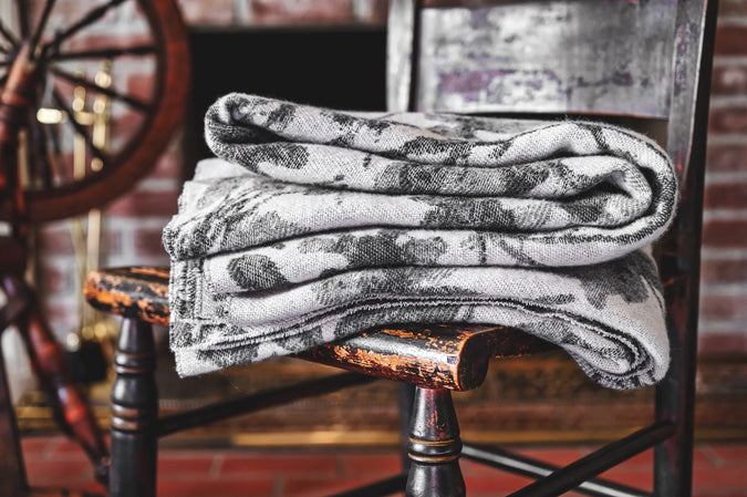 Walk With Me - Cashmere Throw by Tricia Paoluccio