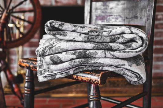Walk With Me - Cashmere Throw by Tricia Paoluccio