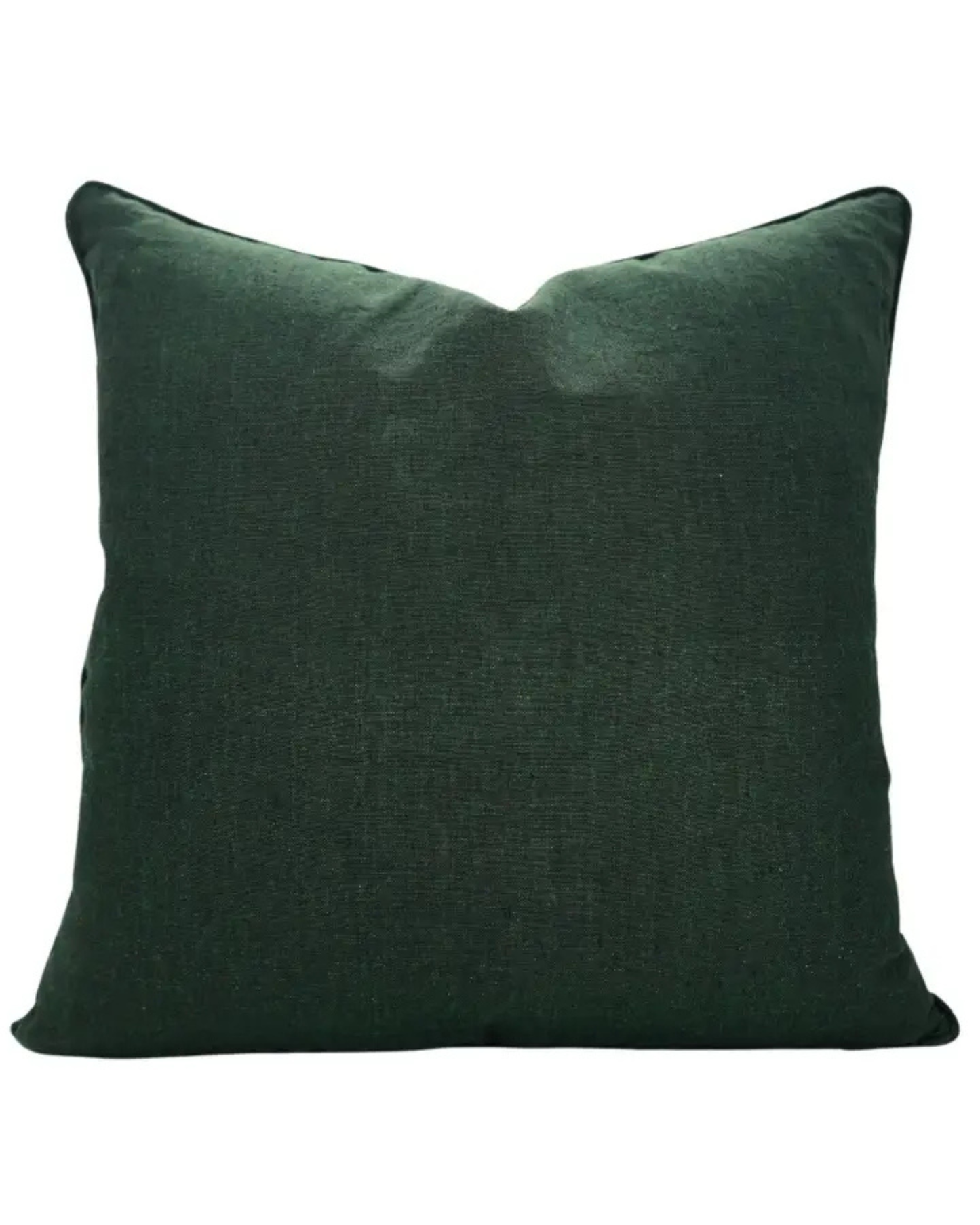 Linen Blend Pillow | Dark Green