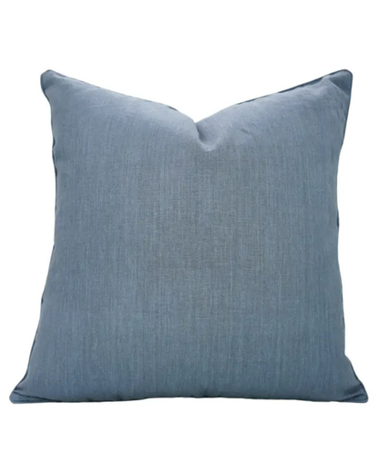 Linen Blend Pillow | Blue
