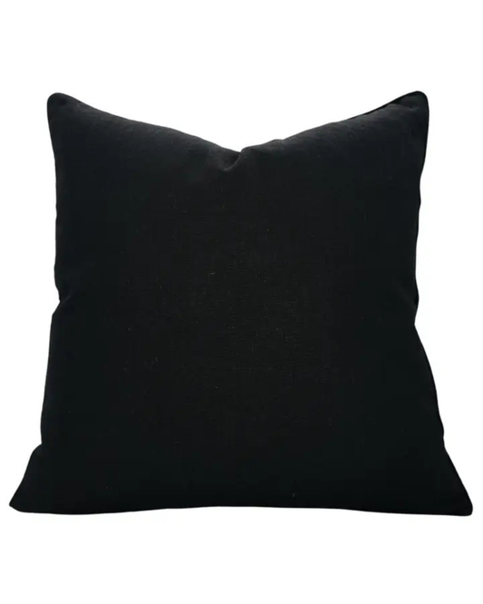 Linen Blend Pillow | Black