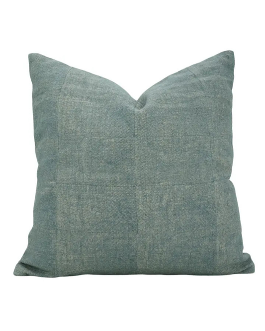 Block Print Linen Pillow | Bori