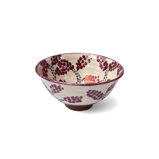 KILIIM | Metallic Grapevine Ceramic Deep Bowl