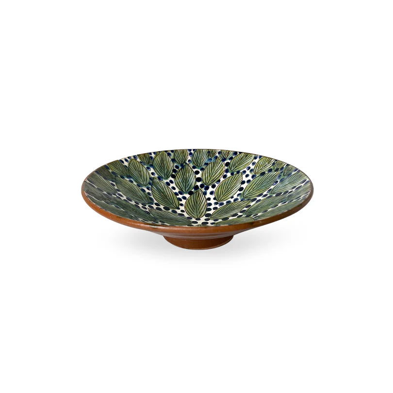 KILIIM | Aligned Leaves Ceramic Plate