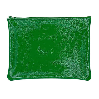TRACEY TANNER | Large Zip Pouch -  Metallic Distress Navy/Black