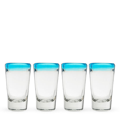 Primavera Hand Blown Recycled Glass Shot Glass