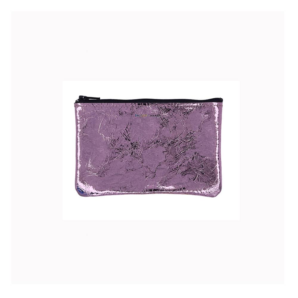 TRACEY TANNER | Small Zip Pouch: Indigo Revolver