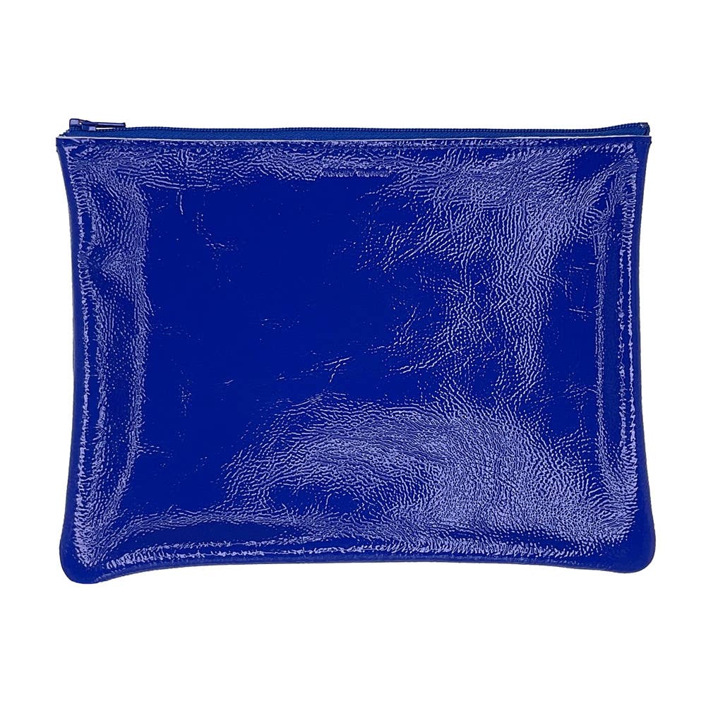 TRACEY TANNER | Large Zip Pouch - Candy Patent Emerald