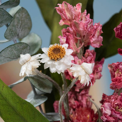 Eucalyptus & Pink Larkspur Mini Bouquet #57