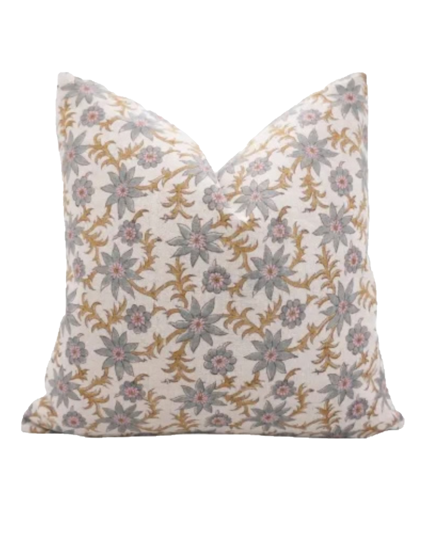 Boho Decor Block Design Pillow | Saanjh